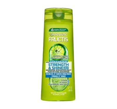 GARNIER FRUCTIS SIŁA I BLASK SZAMPON 400ML