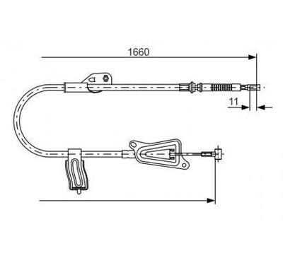 BOSCH ТРОС ГАЛЬМА 1 987 477 944