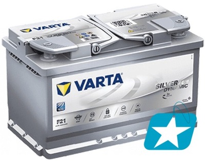 VARTA SILVER AGM F21 80AH 800A