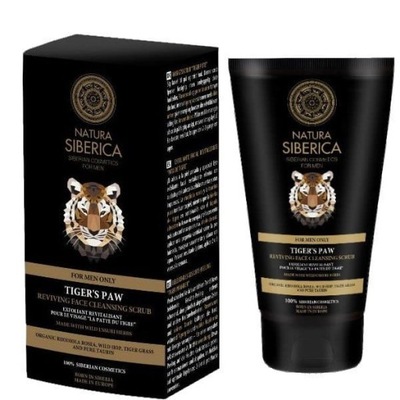 Naturalny orzeźwiający peeling do twarzy dla mężczyzn Natura Siberica Men