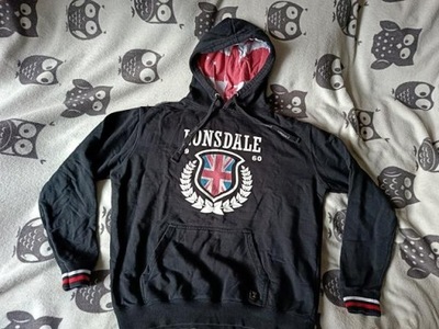 LONSDALE LONDON KANGURKA BLUZA Z KAPTUREM MĘSKA M