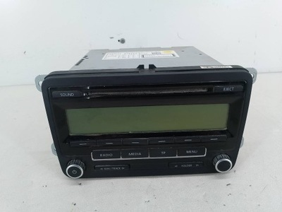 Радіо vw golf vi 1.6 tdi хетчбек 1k0035186aa фото №1