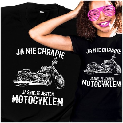 Koszulka CHOPPER HARLEY z MOTOCYKLEM XS