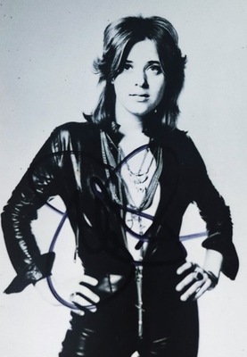 SUZI QUATRO - zdęcie z autografem