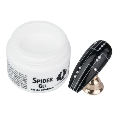 Spider Gel Biały White żel do zdobień paznokci 3 ml