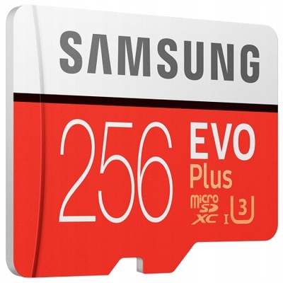 SAMSUNG 256GB MEMORY CARD EVO micro SD