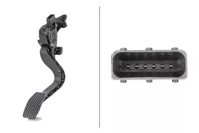 Педаль газа fiat doblo 1,3mjt 16- hella фото №1