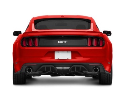 Бампер задний premium + диффузор rtr стиль ford mustang 2015-2017 фото №1