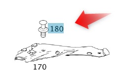 Штифт кліпса захист фара mercedes фото №1