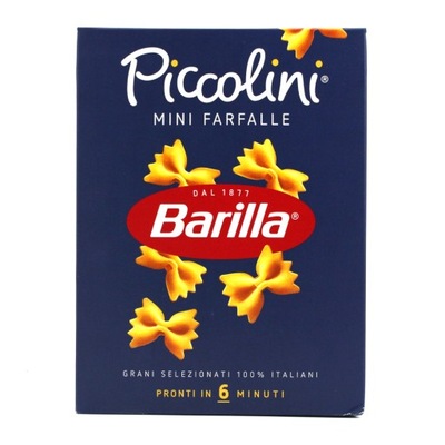 Barilla Mini Farfalle włoski makaron małe kokardki 500g