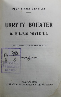Ukryty Bohater 1926 r