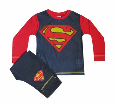 Piżama SUPERMAN granatowa 2-3 lata 98 cm