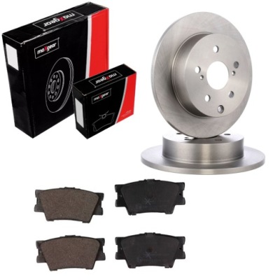Тормозные диски+ тормозные колодки задняя toyota rav 4 iii iv 2.0-3-5 фото №1