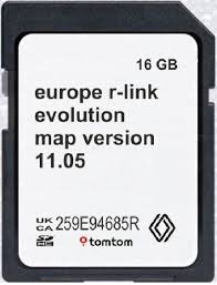 Karta SD Mapa Renault R-Link 11.05 2023/2024