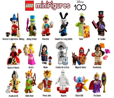 LEGO Disney 71038 Minifigurki Dr. Facilier Coldis100-6