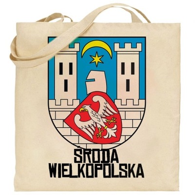 torba ecru Środa Wielkopolska herb