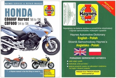 HONDA CB600F HORNET CBF600 (1998-2006) MANUAL REPAIR HAYNES +GRATIS 24H  