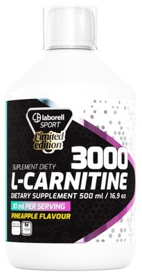 Laborell L-Karnityna 3000 Spalacz Tłuszczu Odchudzanie Masa Ciała 500ml