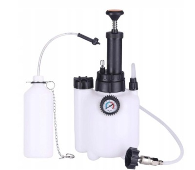 ZESTAW DO ODPOWIETRZANIA HAMULCÓW WYMIANY PŁYNU 3L+1L