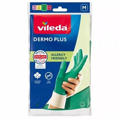 VILEDA Rękawice Nitrylowe DERMO PLUS M 1op