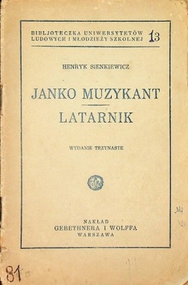 Janko muzykant Latarnik 1929 r.