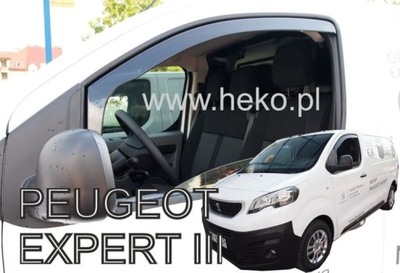 PEUGEOT EXPERT 3 DE 2016R-> DEFLECTORES DE PUERTA HEKO  