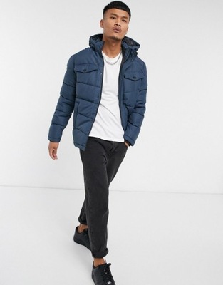 JACK&JONES KURTKA GRANATOWA MĘSKA XS 2M7A