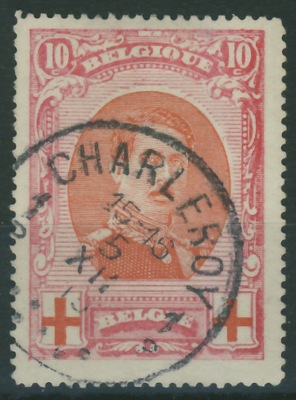 Belgia 10 cent. - Król , Czerwony Krzyż
