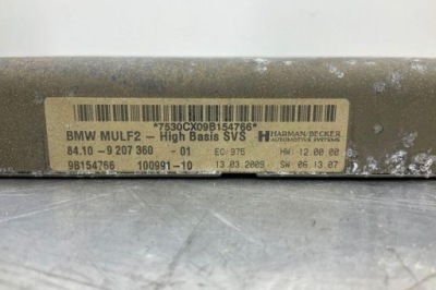 Модуль блютуз bmw 7 f01, f02 9207360 3.0l дизель 180kw 2009 фото №1