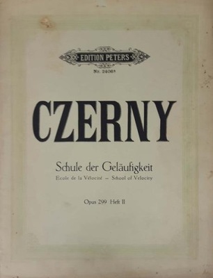 Czerny Schule der Gelaufigkeit ok 1940 NUTY