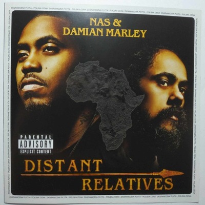 Nas & Damian Marley Distant Relatives CD 1 Press 10' NM IDEAŁ