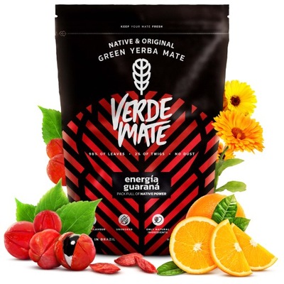 Yerba Verde Mate Green Energia Guarana 0,5kg 500g