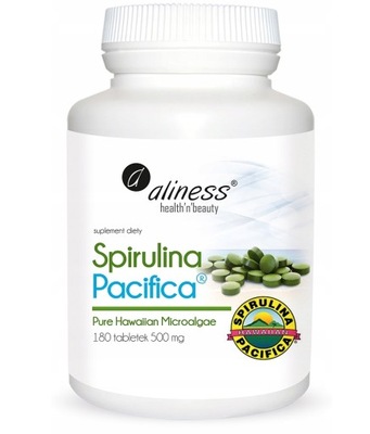 Spirulina Hawajska Pacyfica 500mg 180 tab. ALINESS