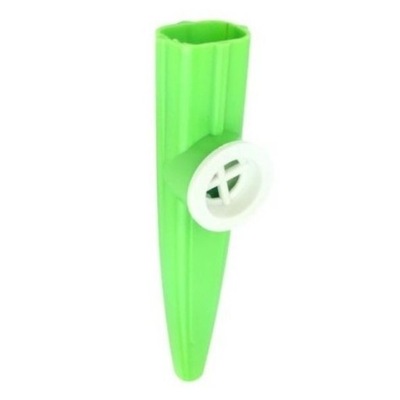 Plastikowe KAZOO zielone, zabawka instrument