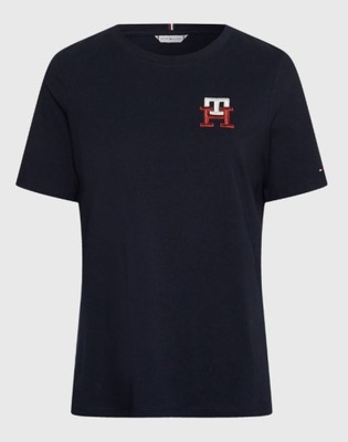 Tommy Hilfiger t-shirt WW0WW37433 DW5 granatowy S