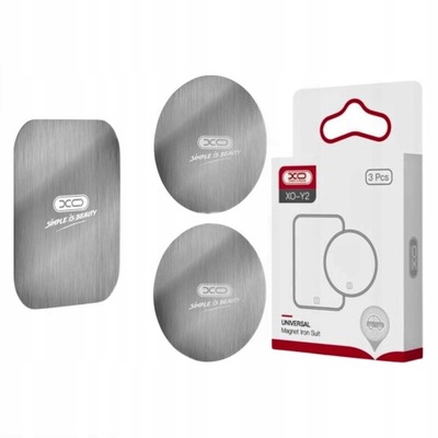 3X BLASZKA DO UCHWYTU MAGNETYCZNEGO AUTA MAGNES UNIWERSALNE ZESTAW 3 SZTUK