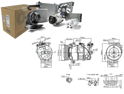 COMPRESOR COMPRESOR DE ACONDICIONADOR NISSENS 8FK351123  