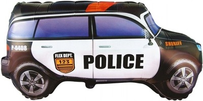 Balon foliowy POLICJA wóz samochód police 61 cm