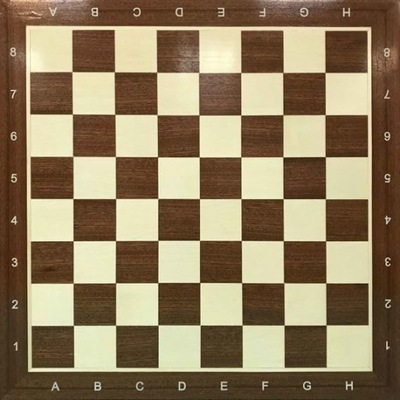 | Deska szachowa nr 5 | Z opisem | Mahoń/Jawor | Intarsja | Deska