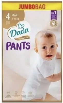 Pieluchomajtki DADA PANTS 4 JUMBOBAG 66 szt.