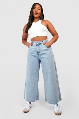 BOOHOO SPODNIE JEANSOWE Z WYSOKIM STANEM 3XL