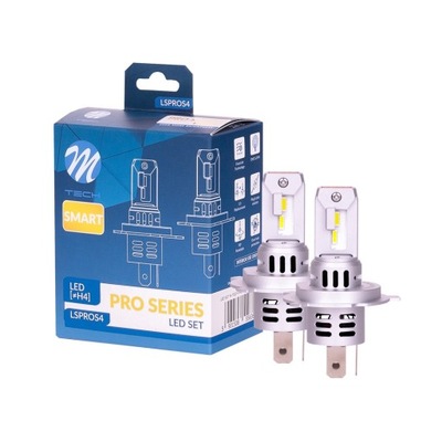 LUCES H4 HS1 DIODO LUMINOSO LED M-TECH LSPRO SMART CANBUS 1:1 PLUG & DRIVE DOPASOWANE  