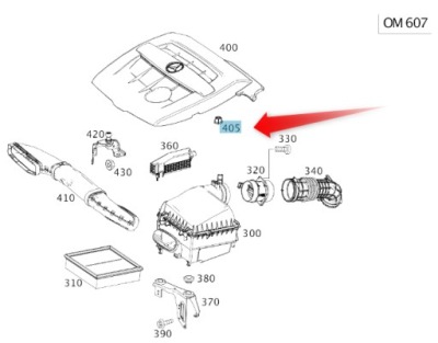 Кронштейн захист двигуна mercedes a6080940500 om607 фото №1