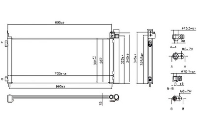 NISSENS KONDENSATORIUS KONDICIONAVIMO LEXUS NX 2.5H 07.14- 