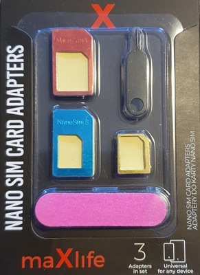 Adapter do kart sim nano mico