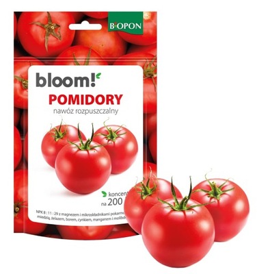BiOPON BLOOM! Nawóz Rozpuszczalny do Pomidorów 200g