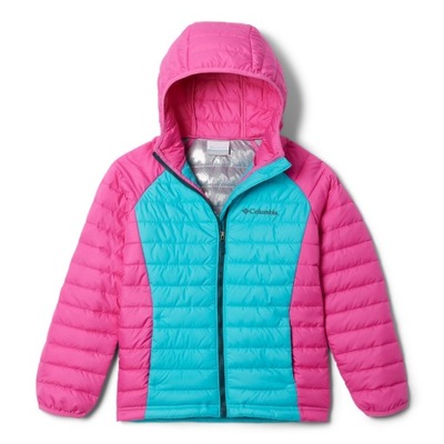 Dziewczęca kurtka zimowa Columbia Powder Lite Girls Hooded Jacket L