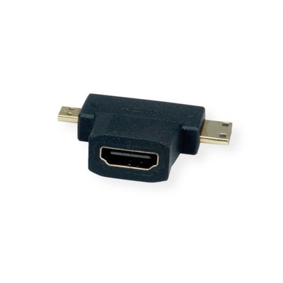 Adapter T:Gniazdo HDMI- HDMI Mini - HDMI Micro