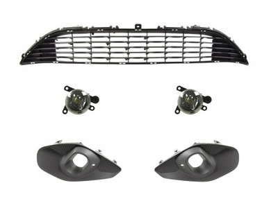 Opel corsa f 19 - ґрати / решітка радіатора / решітка bez pdc протитуманні фари led набір ! фото №1