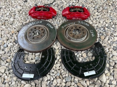 Alfa romeo giulietta veloce swap суппорты тормозные тормозные диски комплект 330mm фото №1